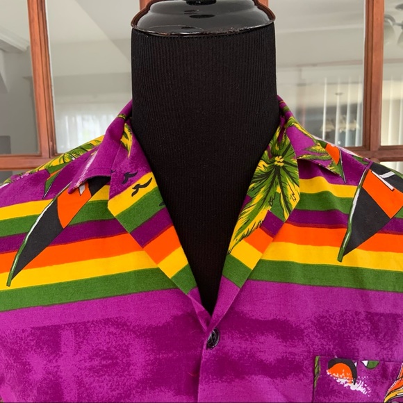 Fun Wear Hawaiian Style Surfing Shirt - Picture 3 of 8